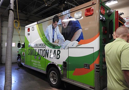 sim lab ambulance